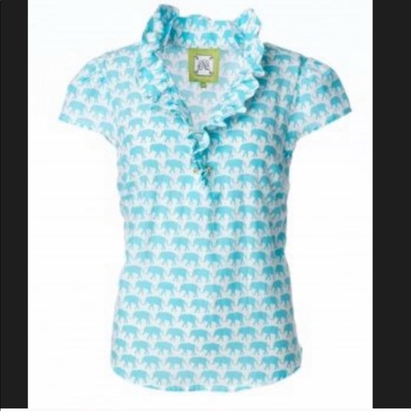 Elizabeth McKay Elephant Blouse - Picture 2 of 3